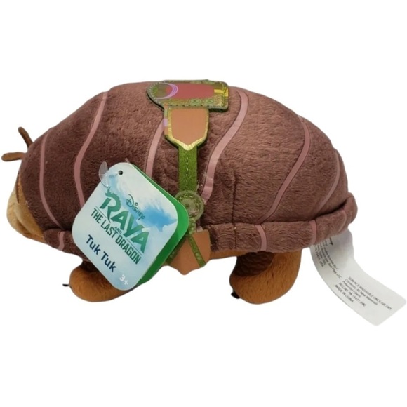 Disney NWT Tuk Tuk Raya & the Last Dragon Fold n Roll Plush Stuffed Animal 7” - Picture 6 of 12